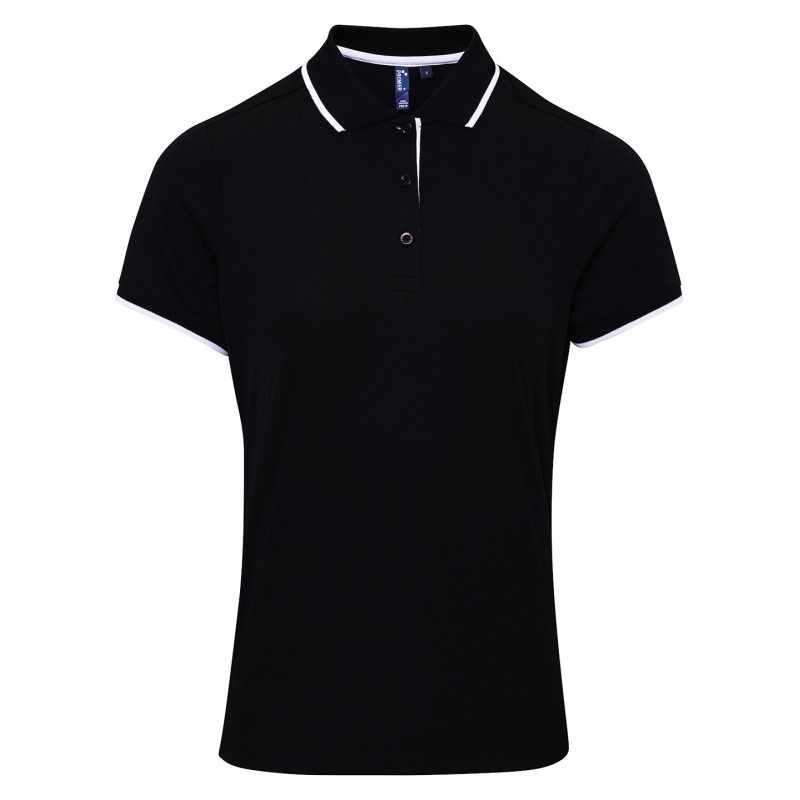 Polo da donna con spacchi laterali - cod. RWPR619
