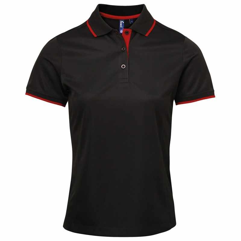 Polo da donna con spacchi laterali - cod. RWPR619