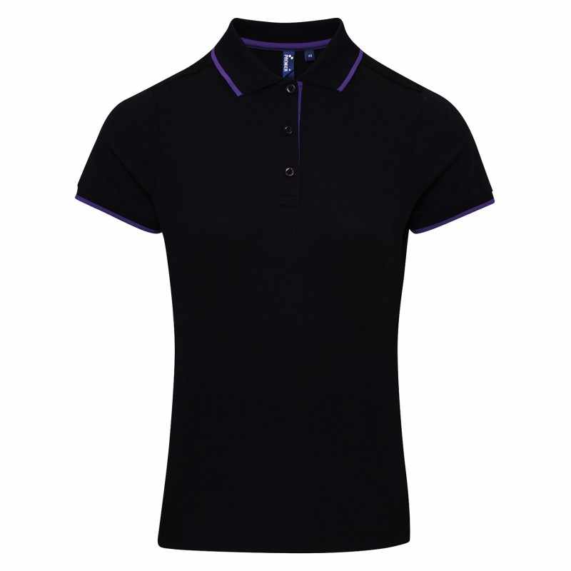 Polo da donna con spacchi laterali - cod. RWPR619