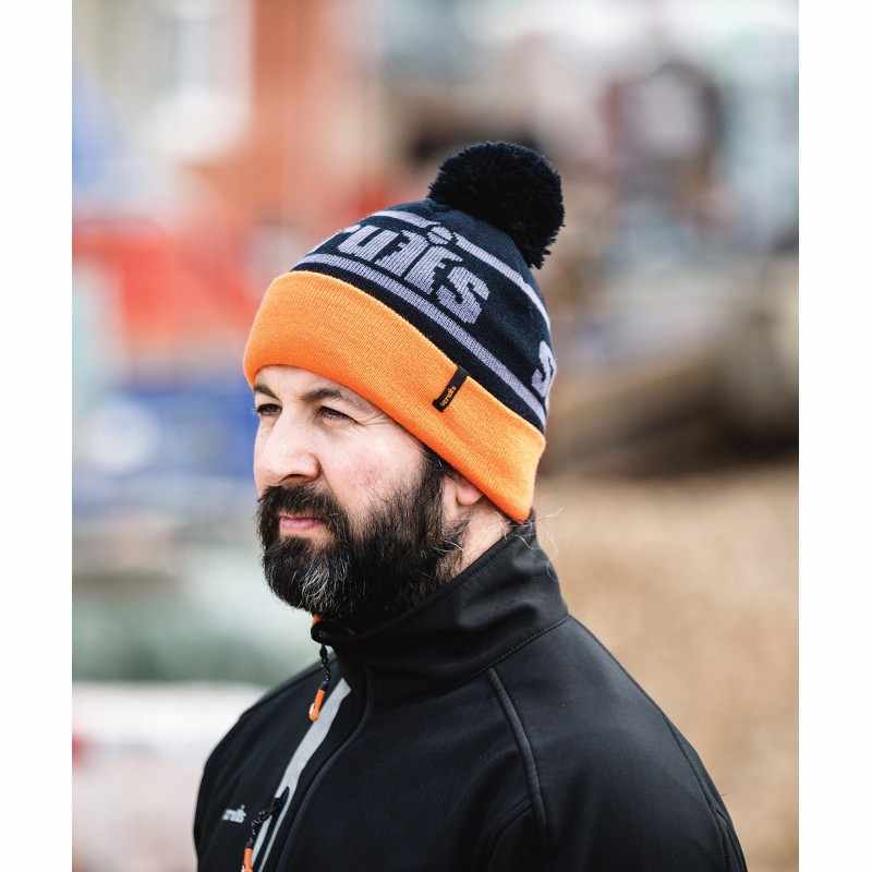Cappello con pompon in micropile - cod. RWSH023