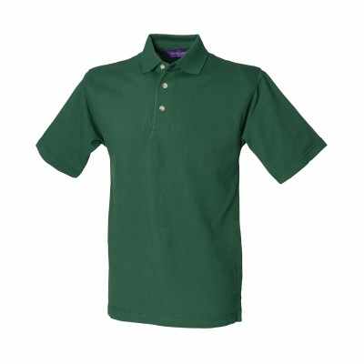 Polo classica in piqué di cotone con collo alto