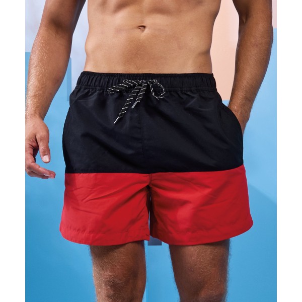 Pantaloncini da bagno color block - cod. RWAQ056