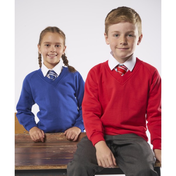 Felpa con scollo a V Coloursure™ per bambini - cod. RWMD02B