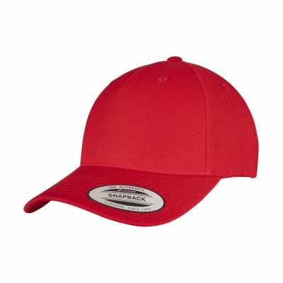 Cappellino snapback con visiera curva premium a 5 pannelli YP Classics (5789M)