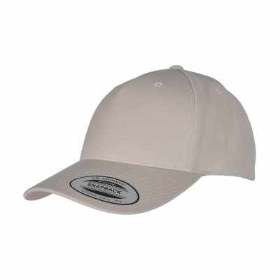 Cappellino snapback con visiera curva premium a 5 pannelli YP Classics (5789M)