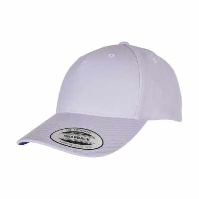 Cappellino snapback con visiera curva premium a 5 pannelli YP Classics (5789M)