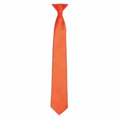 Cravatta con clip in raso 'Colours' Cravatta con clip in raso 'Colours'