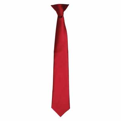 Cravatta con clip in raso 'Colours' Cravatta con clip in raso 'Colours'