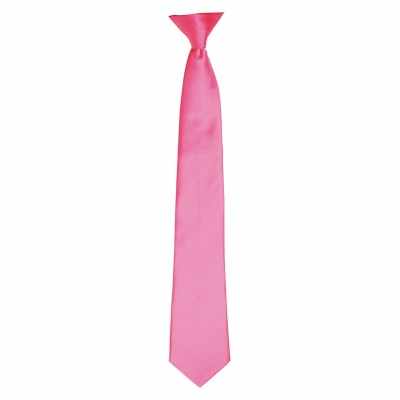 Cravatta con clip in raso 'Colours' Cravatta con clip in raso 'Colours'
