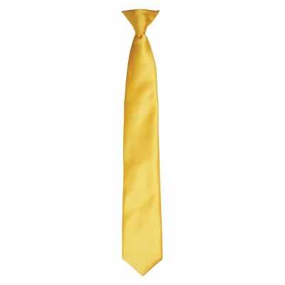 Cravatta con clip in raso 'Colours' Cravatta con clip in raso 'Colours'