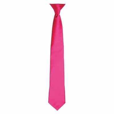 Cravatta con clip in raso 'Colours' Cravatta con clip in raso 'Colours'