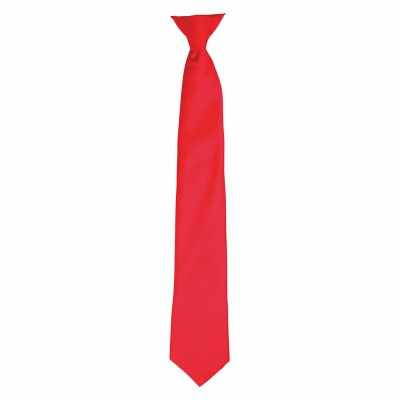 Cravatta con clip in raso 'Colours' Cravatta con clip in raso 'Colours'