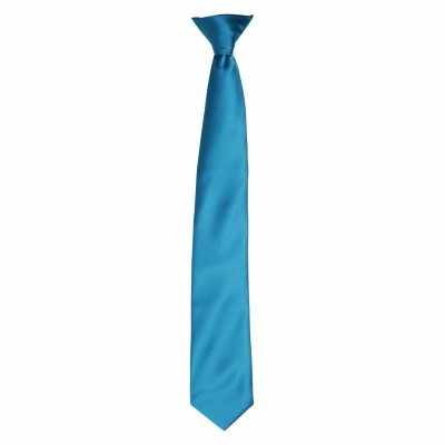 Cravatta con clip in raso 'Colours' Cravatta con clip in raso 'Colours'