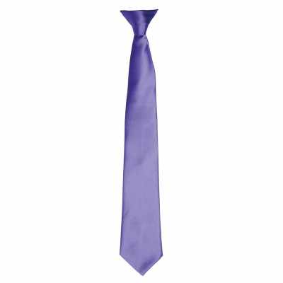 Cravatta con clip in raso 'Colours' Cravatta con clip in raso 'Colours'