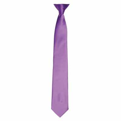 Cravatta con clip in raso 'Colours' Cravatta con clip in raso 'Colours'