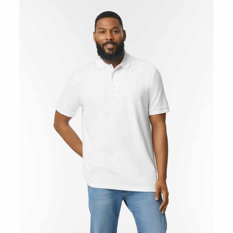 Polo sportiva in piqué con stampa - cod. RWGD042