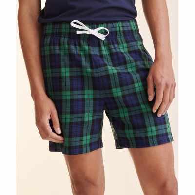 Pantaloncini da salotto in tartan