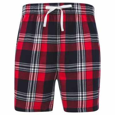 Pantaloncini da salotto in tartan