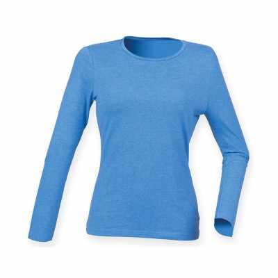 T-shirt elasticizzata a maniche lunghe da donna Feel Good