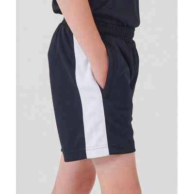 Pantaloncini in maglia per bambini con tasche con cerniera