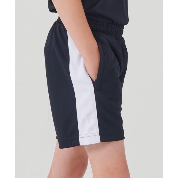 Pantaloncini in maglia per bambini con tasche con cerniera - cod. RWLV887