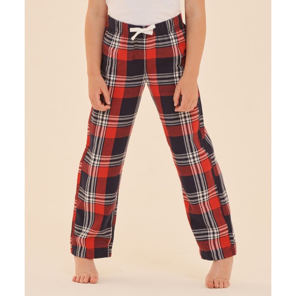 Pantaloni da salotto in tartan per bambini - cod. RWSM083