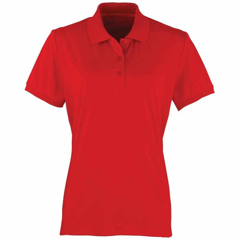 Polo da donna in piqué stampata - cod. RWPR616