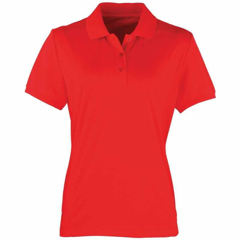 Polo da donna in piqué stampata - cod. RWPR616