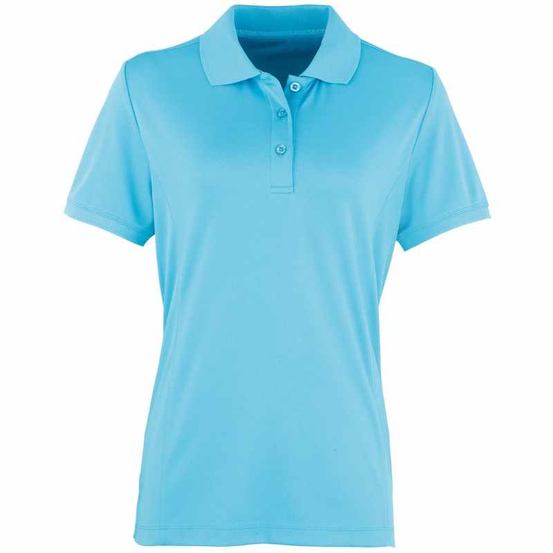 Polo da donna in piqué stampata - cod. RWPR616