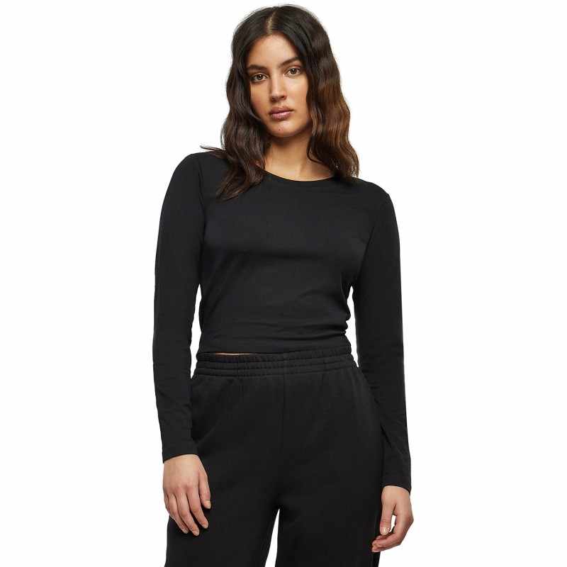 T-shirt a manica lunga da donna con logo - cod. RWBY261