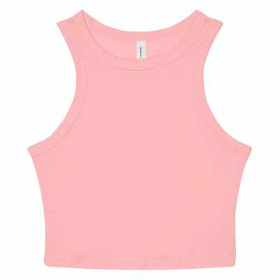 Canotta da donna con micro coste racer