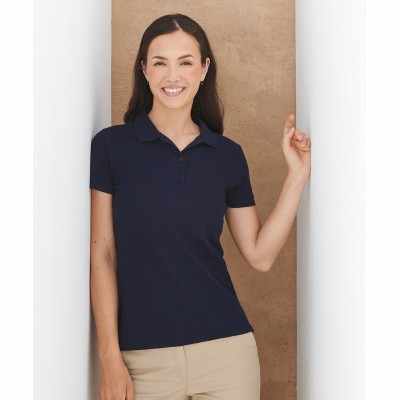 Polo da donna in piquet microfine