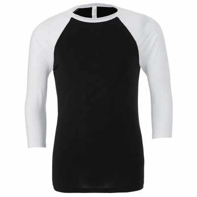 T-shirt da baseball unisex triblend manica ¾