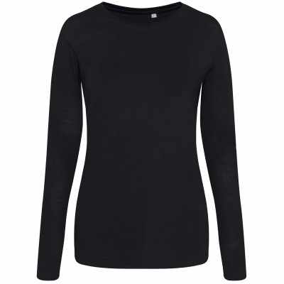 T-shirt triblend da donna a manica lunga