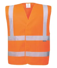 Gilet di sicurezza catarifrangente con logo