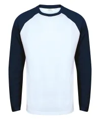 Maglietta da baseball a manica lunga stampate con scritte