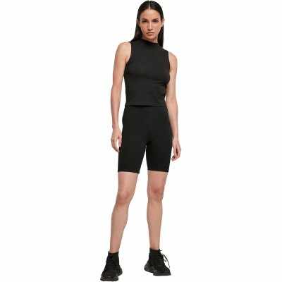 Pantaloncini da ciclista a vita alta da donna