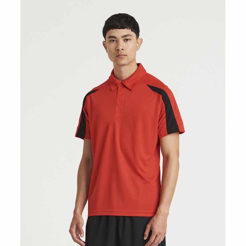 Polo bicolore da stampare con logo - cod. RWJC043