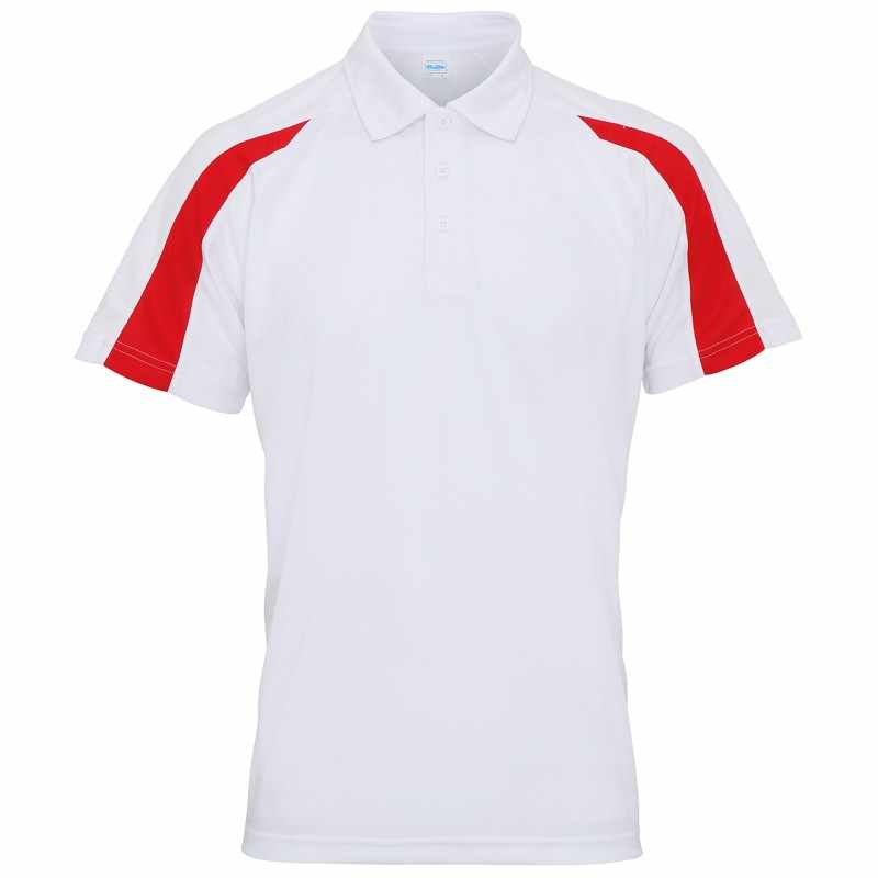 Polo bicolore da stampare con logo - cod. RWJC043