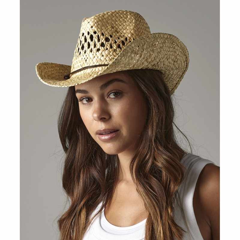 Cappello da cowboy di paglia - cod. RWBC735