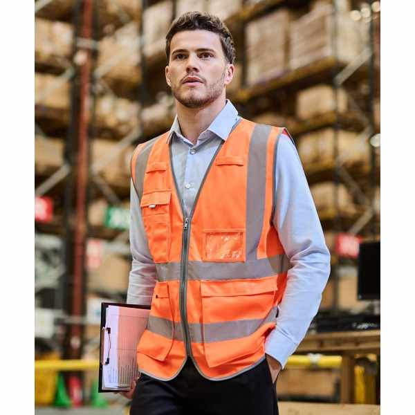 Gilet executive ad alta visibilità Pro - cod. RWRG469