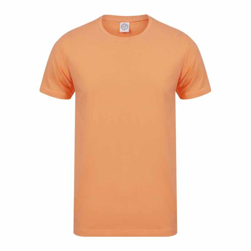 T-shirt elasticizzata da uomo con logo e scritte - cod. RWSF121