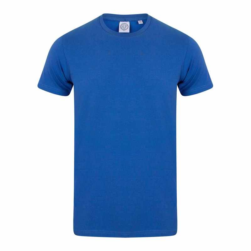 T-shirt elasticizzata da uomo con logo e scritte - cod. RWSF121