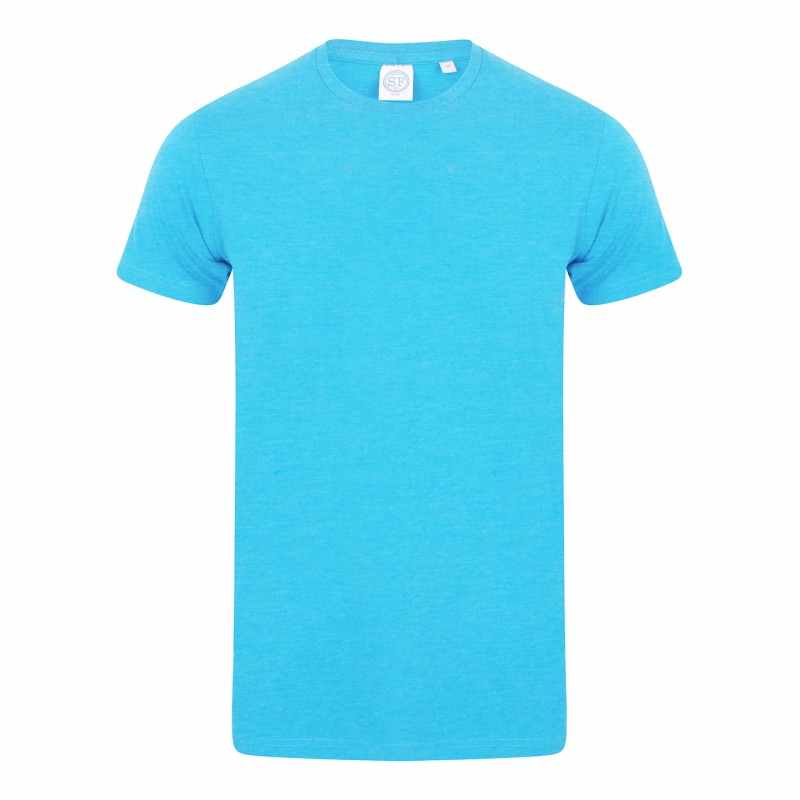 T-shirt elasticizzata da uomo con logo e scritte - cod. RWSF121