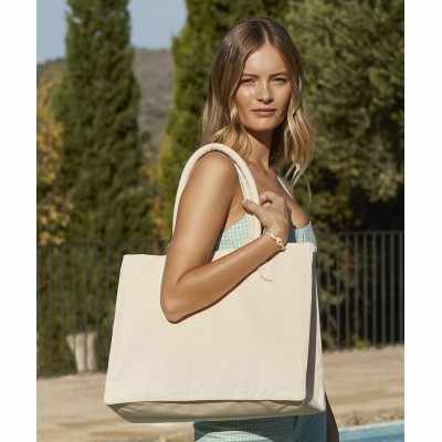 Borsa da resort in tela