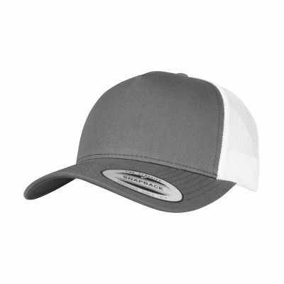 Cappellino da camionista retrò a 5 pannelli bicolore (6506T)