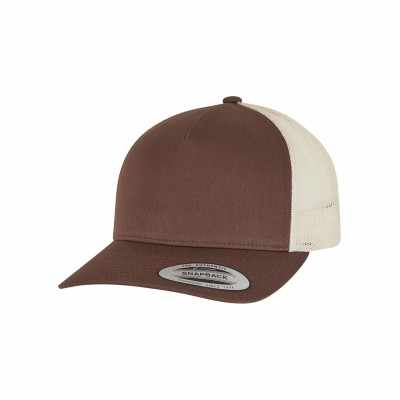 Cappellino da camionista retrò a 5 pannelli bicolore (6506T)