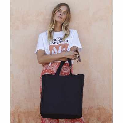 Shopper classica in cotone Fairtrade