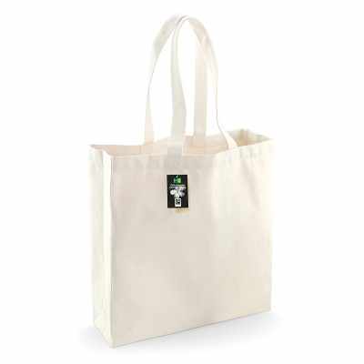 Shopper classica in cotone Fairtrade