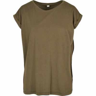 Maglietta da donna con spalle estese in tessuto organico